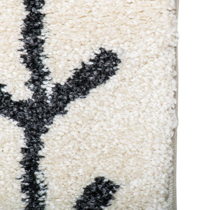 שטיח מרקש 07 קרם/שחור | השטיח האדום