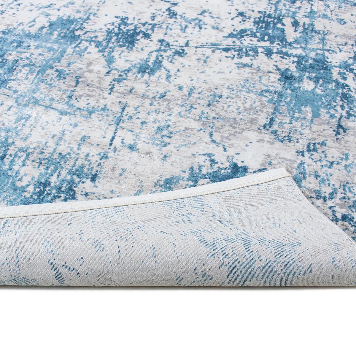 שטיח מילאנו 01 אפור/כחול ראנר | השטיח האדום