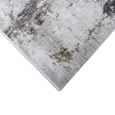 שטיח ג'איפור 01 אפור/בז' עם פרנזים | השטיח האדום