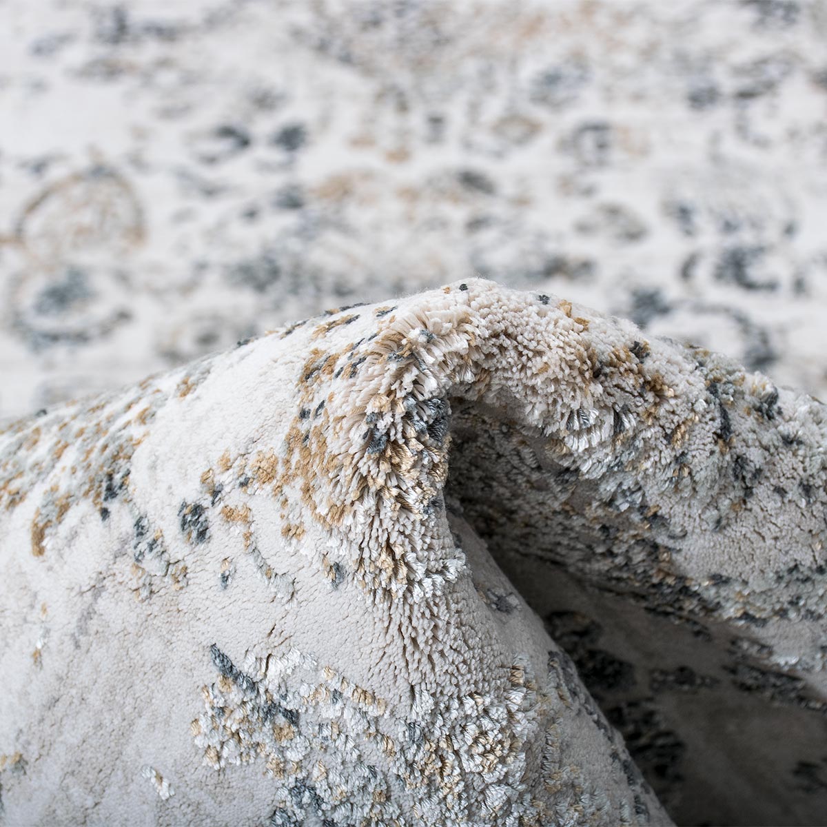 שטיח מילאנו 07 אפור/בז' | השטיח האדום