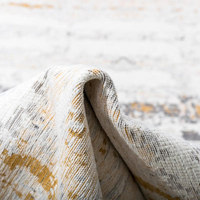 שטיח מרסיי 04 אפור/צהוב | השטיח האדום