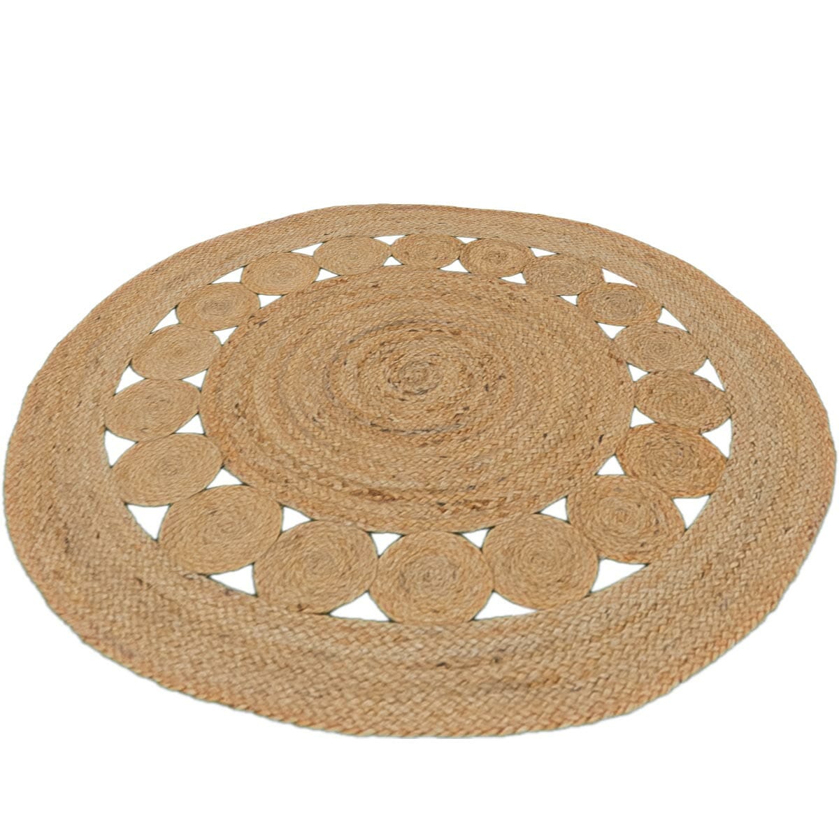 שטיח תמר מעצבים 02 בז' עגול | השטיח האדום