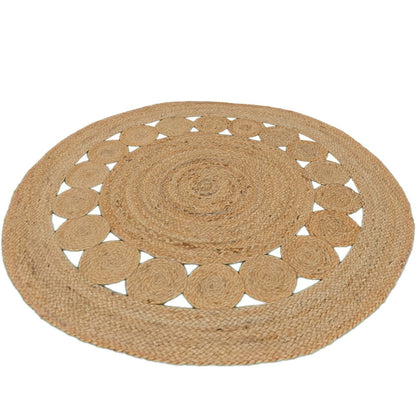 שטיח תמר מעצבים 02 בז' עגול | השטיח האדום