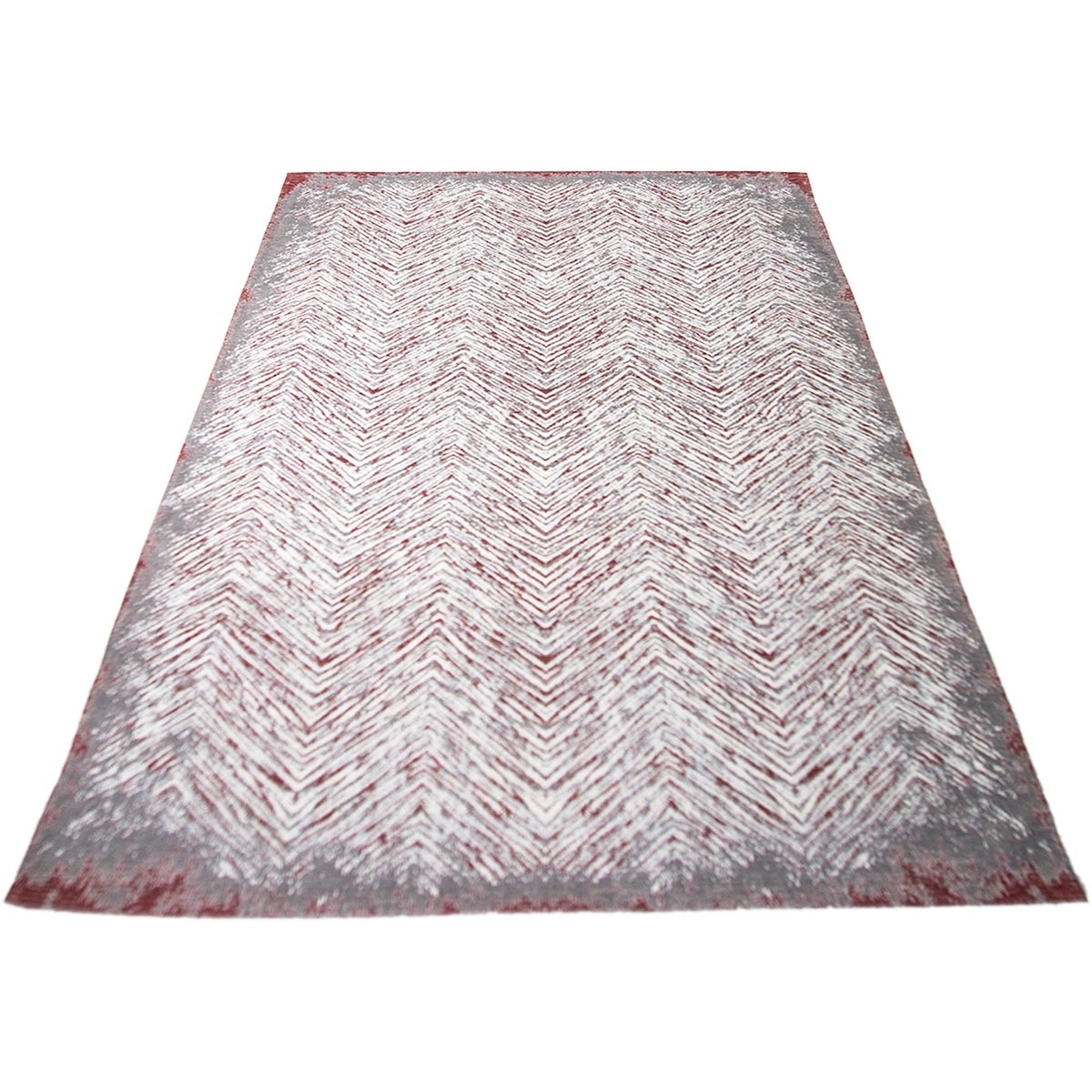 שטיח מרסיי 06 אדום/אפור | השטיח האדום