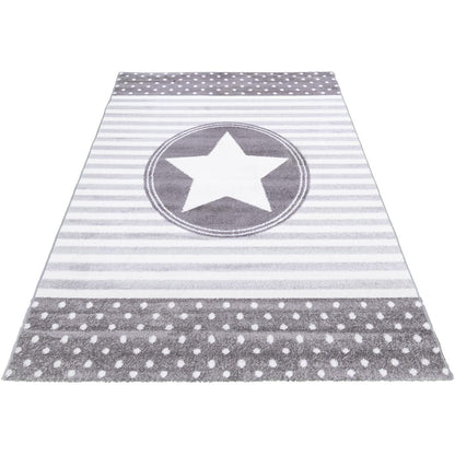 שטיח פאלמה 13 אפור/קרם/אפור כהה | השטיח האדום