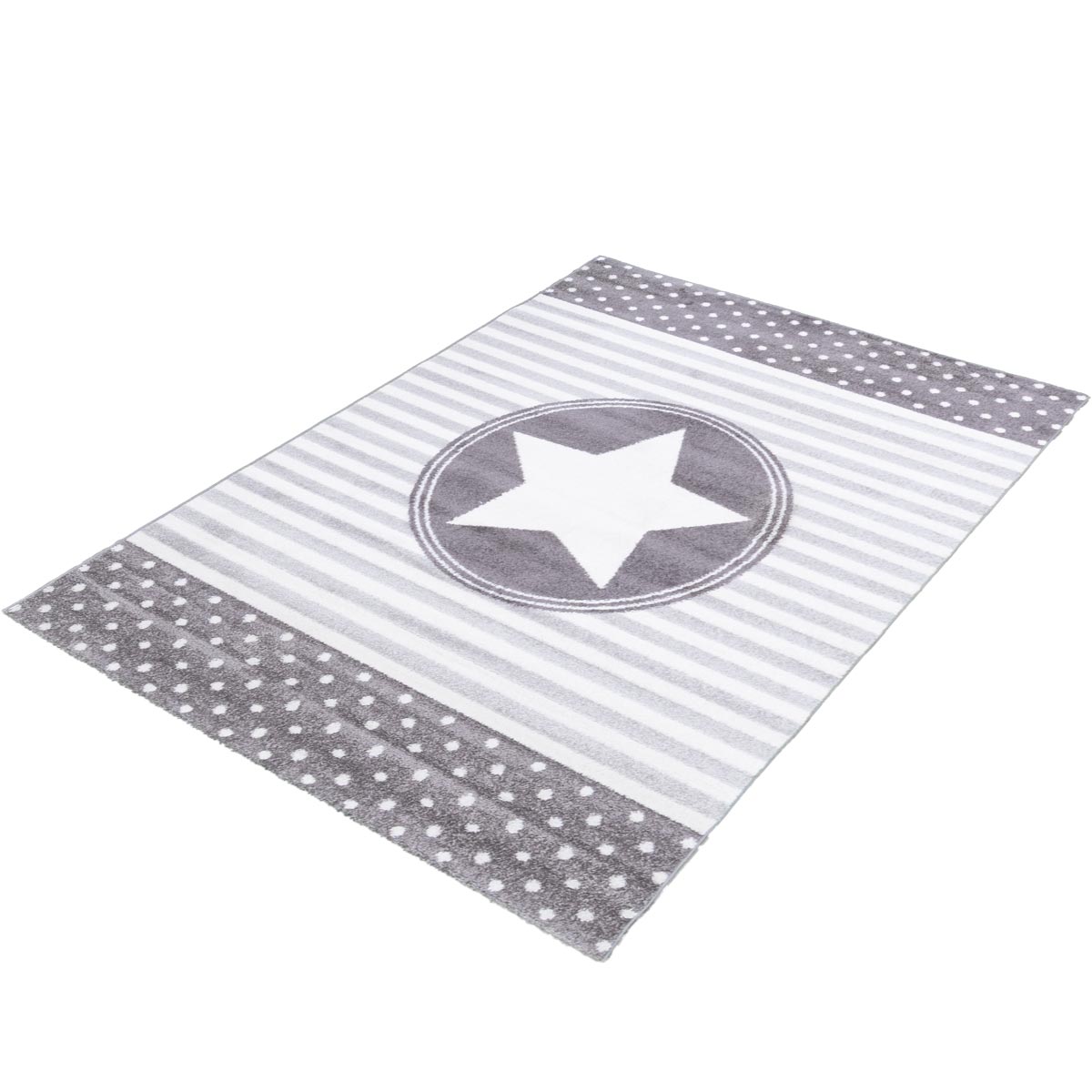 שטיח פאלמה 13 אפור/קרם/אפור כהה | השטיח האדום