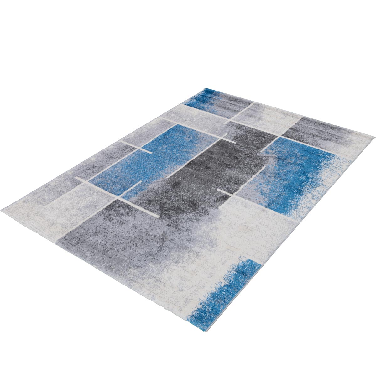 שטיח סלוניקי 12 אפור/קרם/כחול | השטיח האדום