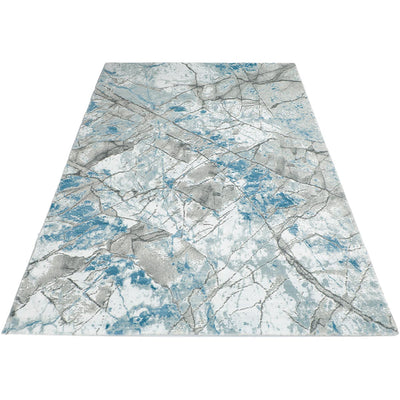 שטיח ברצלונה 02 אפור/כחול | השטיח האדום