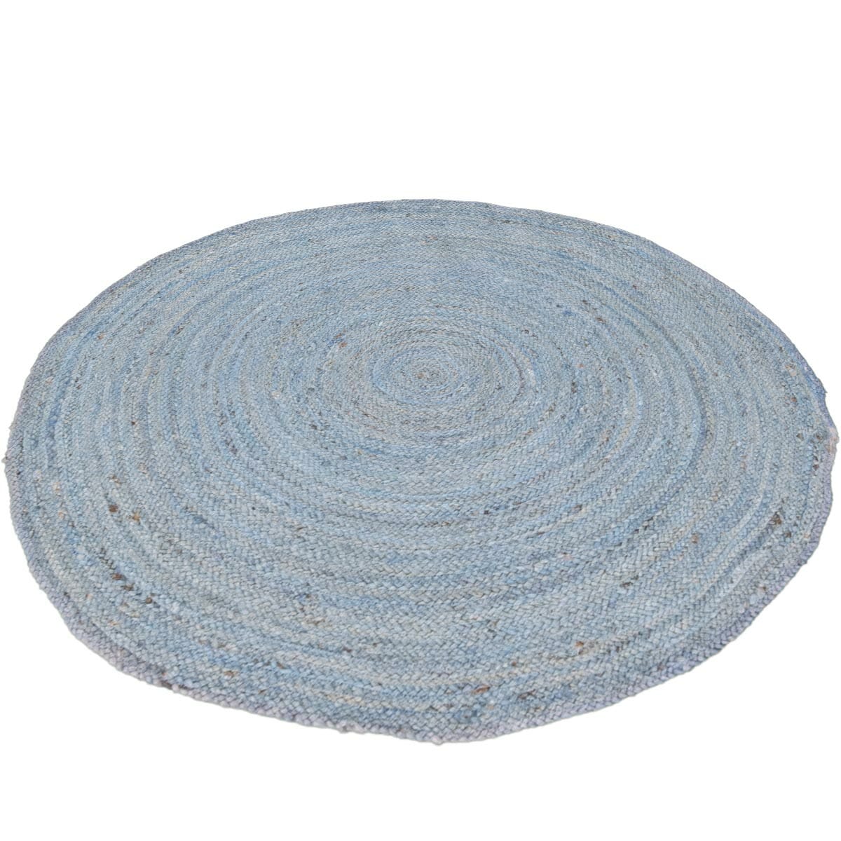 שטיח תמר אריגה שטוחה 01 כחול/אפור עגול | השטיח האדום