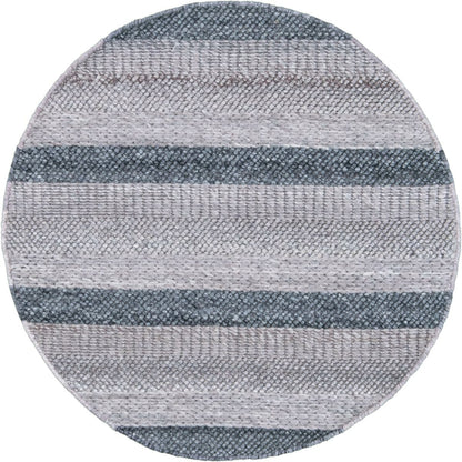 שטיח נירוונה 06 אפור/אפור כהה עגול | השטיח האדום