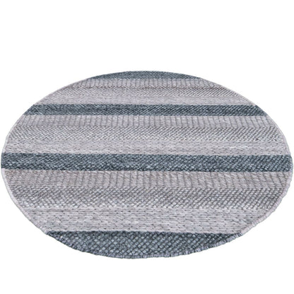 שטיח נירוונה 06 אפור/אפור כהה עגול | השטיח האדום