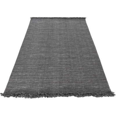 שטיח יעל 02 אפור עם פרנזים | השטיח האדום