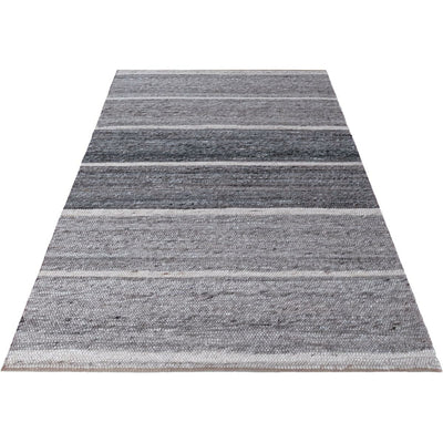 שטיח רימון 03 אפור/לבן עם פרנזים | השטיח האדום