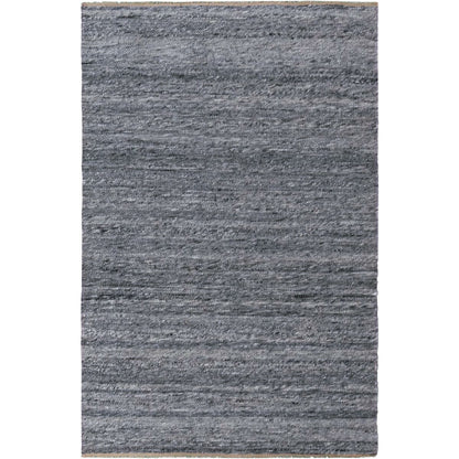 שטיח רימון 02 אפור כהה עם פרנזים | השטיח האדום