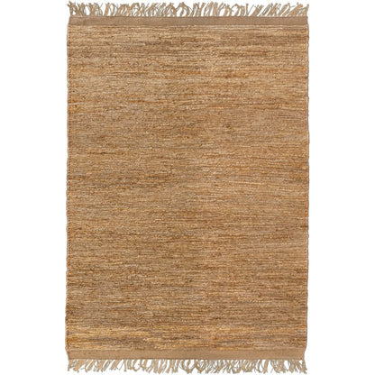 שטיח תמר אריגה גסה 03 בז' עם פרנזים | השטיח האדום