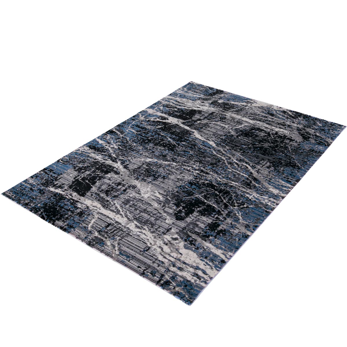 שטיח טורונטו 25 אפור כהה/אפור/כחול | השטיח האדום