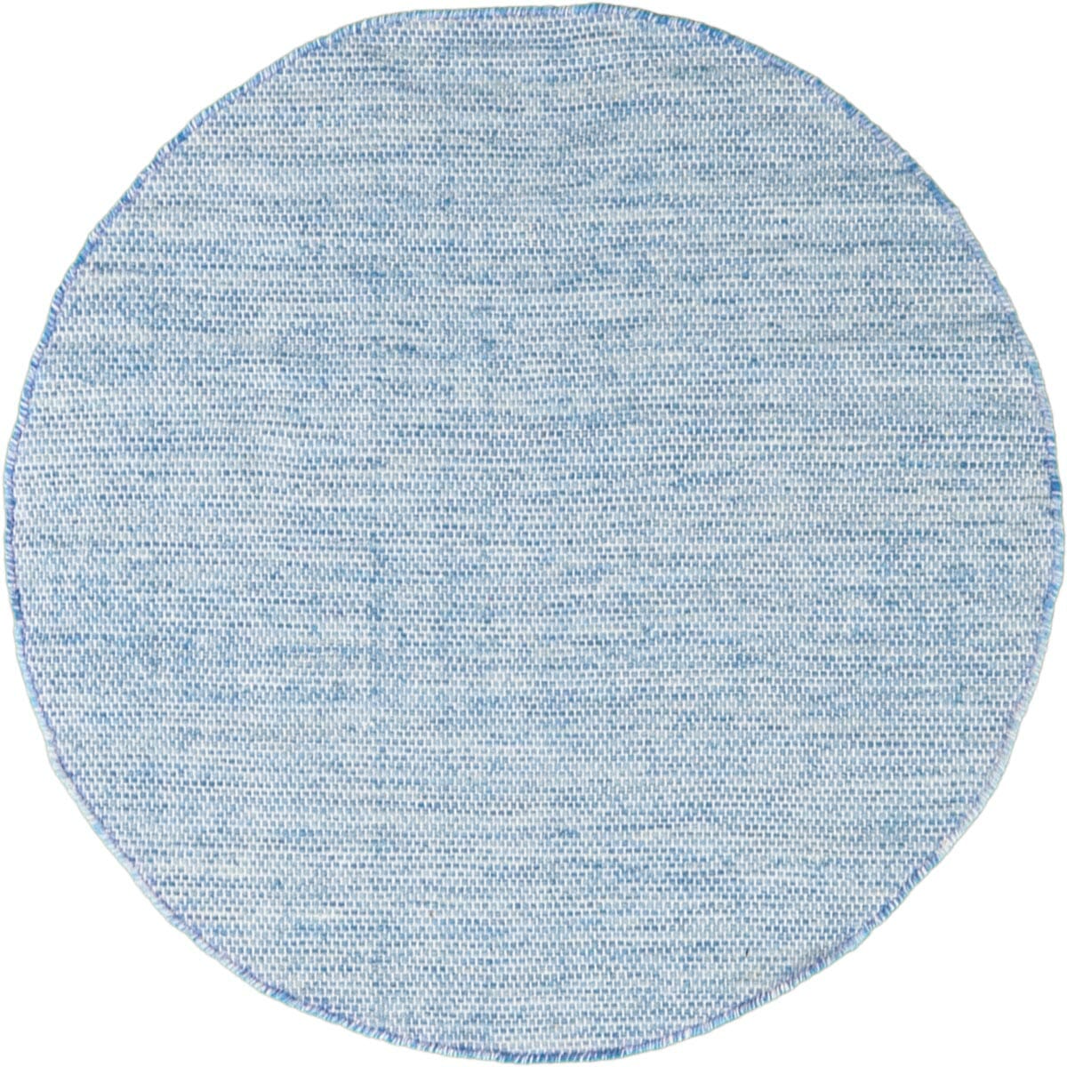 שטיח גפן כותנה 01 כחול עגול | השטיח האדום