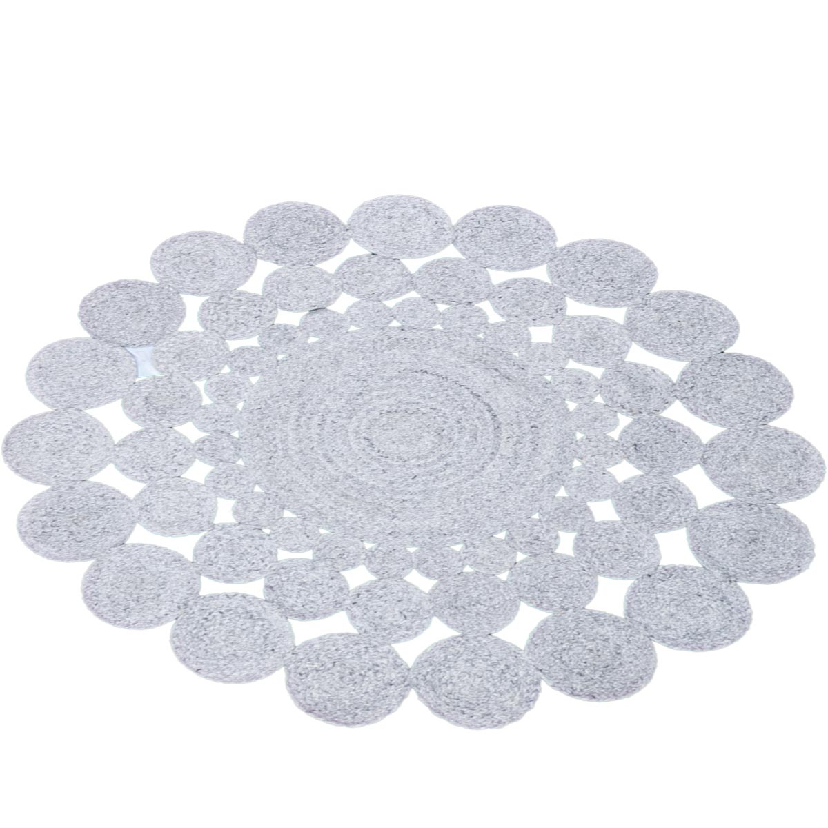 שטיח גרינלנד 07 אפור עגול | השטיח האדום