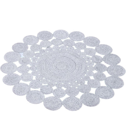 שטיח גרינלנד 07 אפור עגול | השטיח האדום