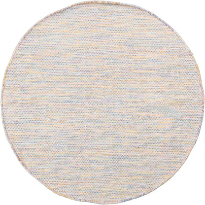 שטיח גפן כותנה 01 צבעוני טבעי עגול | השטיח האדום