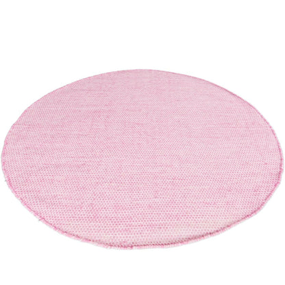 שטיח גפן כותנה 01 ורוד כהה עגול | השטיח האדום