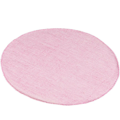 שטיח גפן כותנה 01 ורוד כהה עגול | השטיח האדום