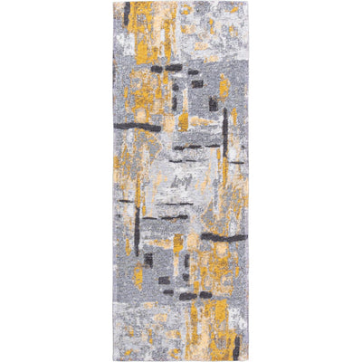 שטיח מרסיי 38 צהוב/אפור ראנר | השטיח האדום