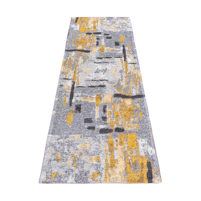 שטיח מרסיי 38 צהוב/אפור ראנר | השטיח האדום
