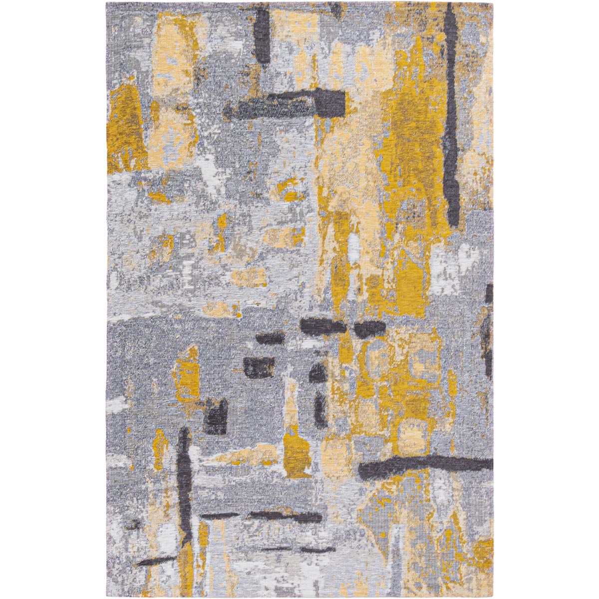 שטיח מרסיי 38 צהוב/אפור | השטיח האדום