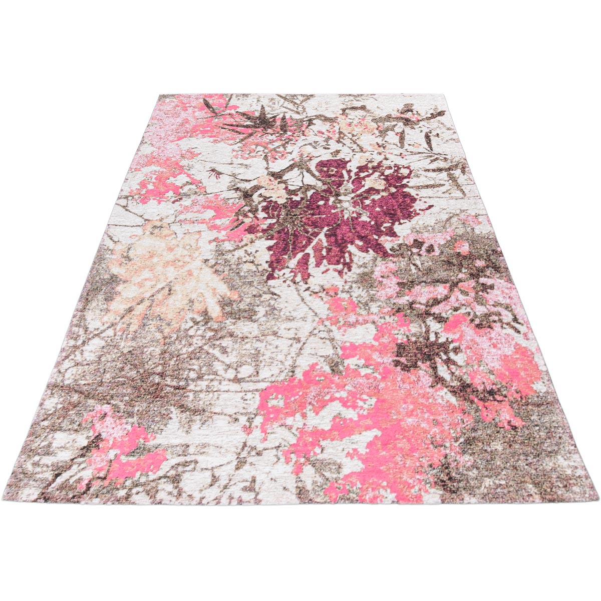 שטיח מרסיי 41 ורוד/אפור/סגול | השטיח האדום