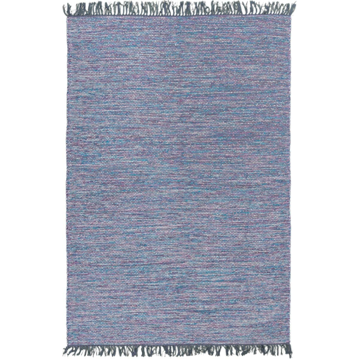 שטיח גפן כותנה 01 סגול עם פרנזים | השטיח האדום