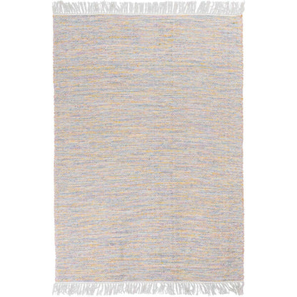 שטיח גפן כותנה 01 צבעוני טבעי עם פרנזים | השטיח האדום