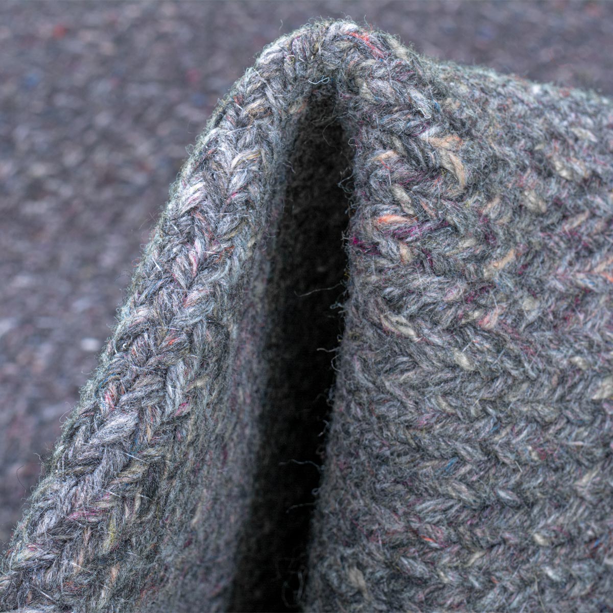 שטיח גרינלנד 02 אפור עגול | השטיח האדום