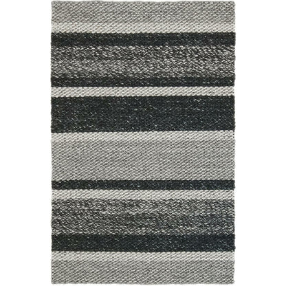 שטיח גפן חלות עבות 02 אפור/שחור | השטיח האדום