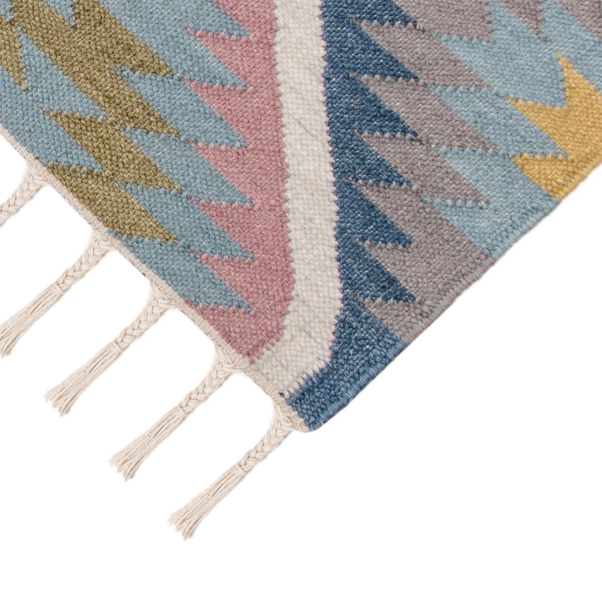 שטיח קילים שיראז 03 צבעוני עם פרנזים | השטיח האדום