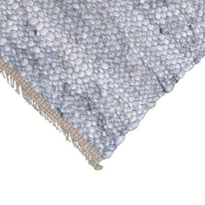 שטיח רימון 02 אפור עם פרנזים | השטיח האדום