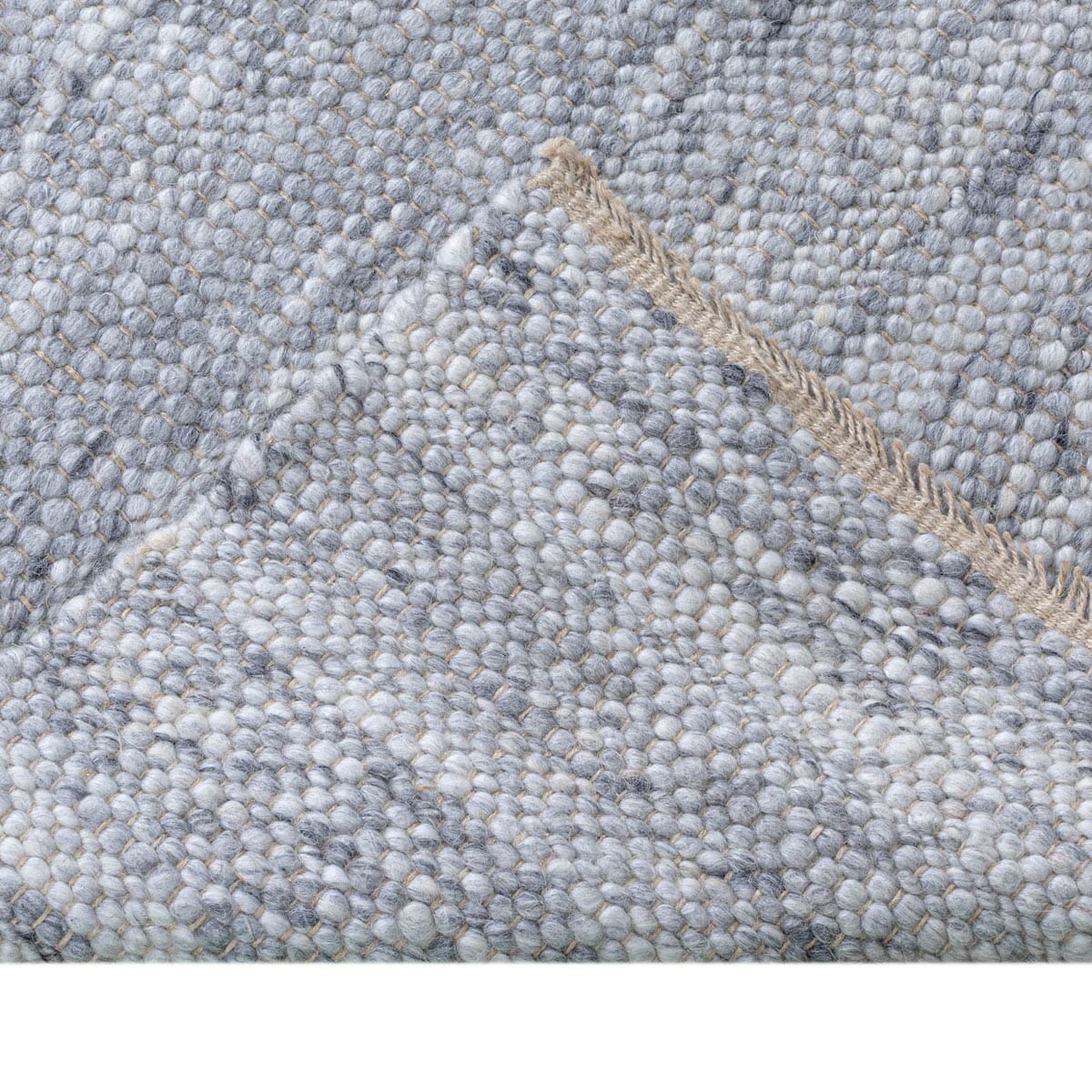 שטיח רימון 02 אפור עם פרנזים | השטיח האדום