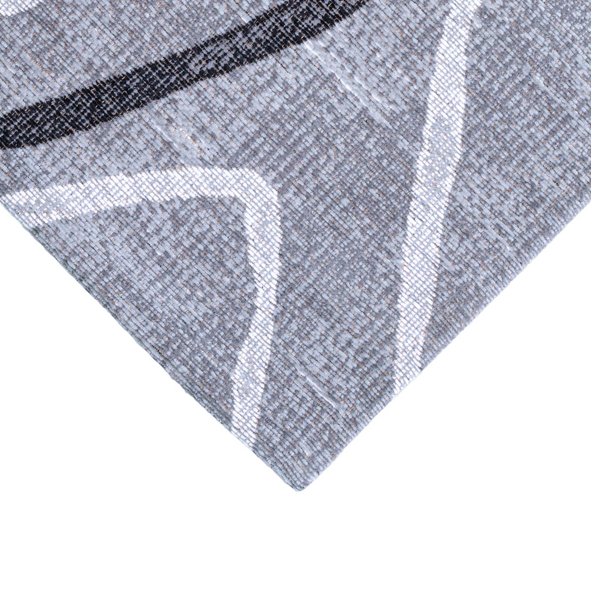 שטיח מרסיי 40 אפור/לבן/שחור | השטיח האדום