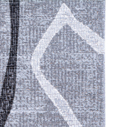 שטיח מרסיי 40 אפור/לבן/שחור | השטיח האדום