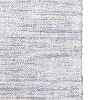 שטיח קילים סקנדינבי 18 כחול/ורוד/אפור עם פרנזים | השטיח האדום