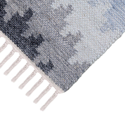 שטיח קילים סקנדינבי 17 צבעוני עם פרנזים | השטיח האדום