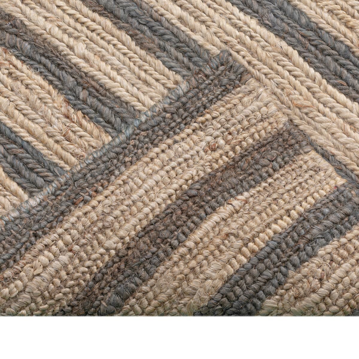 שטיח תמר אריגה גסה 02 בז'/אפור כהה | השטיח האדום