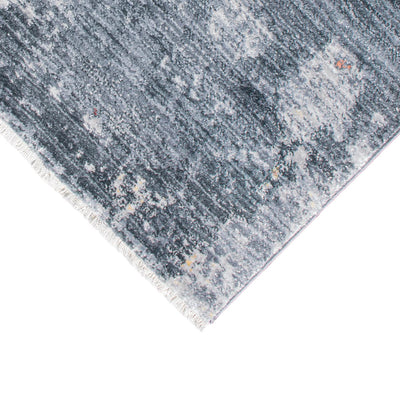 שטיח איסטנבול 02 אפור/צהוב/כתום עם פרנזים | השטיח האדום