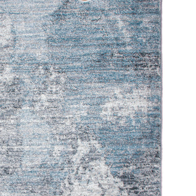 שטיח איסטנבול 06 כחול כהה/אפור כהה עם פרנזים | השטיח האדום
