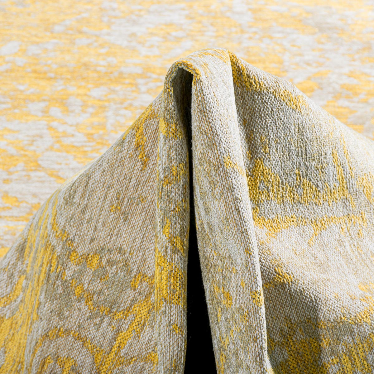 שטיח מרסיי 29 צהוב/אפור | השטיח האדום