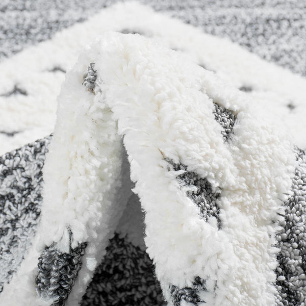 שטיח אטלס 07 אפור עגול ATLAS - hover