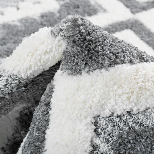 שטיח אטלס 08 אפור עגול ATLAS - hover