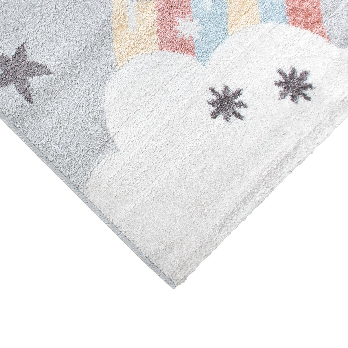 שטיח פאלמה 09 אפור/קרם/ורוד | השטיח האדום