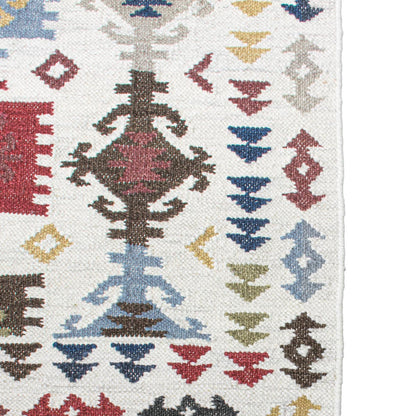 שטיח קילים שיראז 01 צבעוני עם פרנזים | השטיח האדום