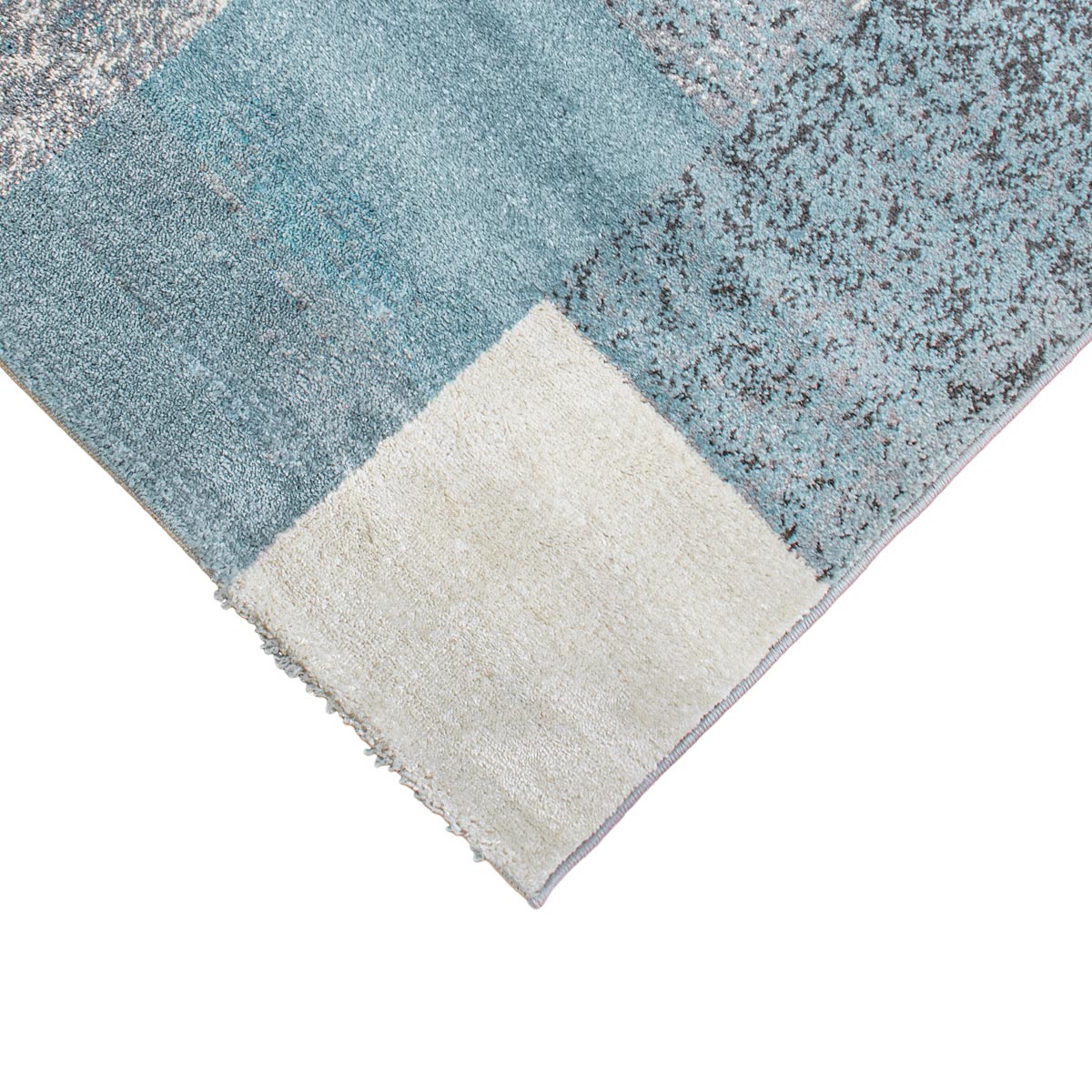 שטיח סלוניקי 10 אפור/קרם/טורקיז | השטיח האדום